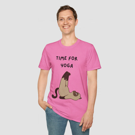 Yoga Day With Panda! Unisex Softstyle T-Shirt